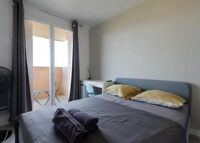 LE BEAULIEU * Appartement 4 chambres * 8pers * Clim * Parking * Balcon